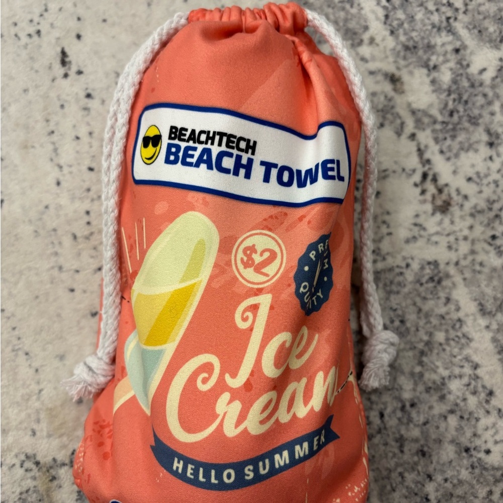 Ice Cream Design Beach Towel - Picture 7 of 7